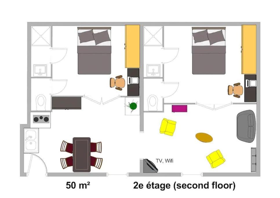 Appart Top Center 2 Chambres 2 Salles De Bain Montpellier Bagian luar foto